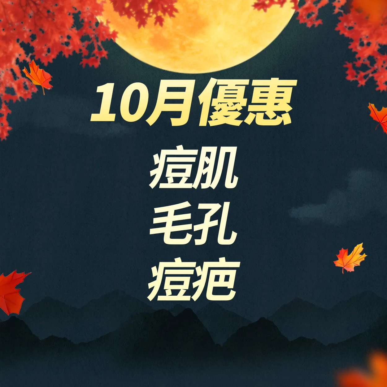 痘肌|毛孔|痘疤